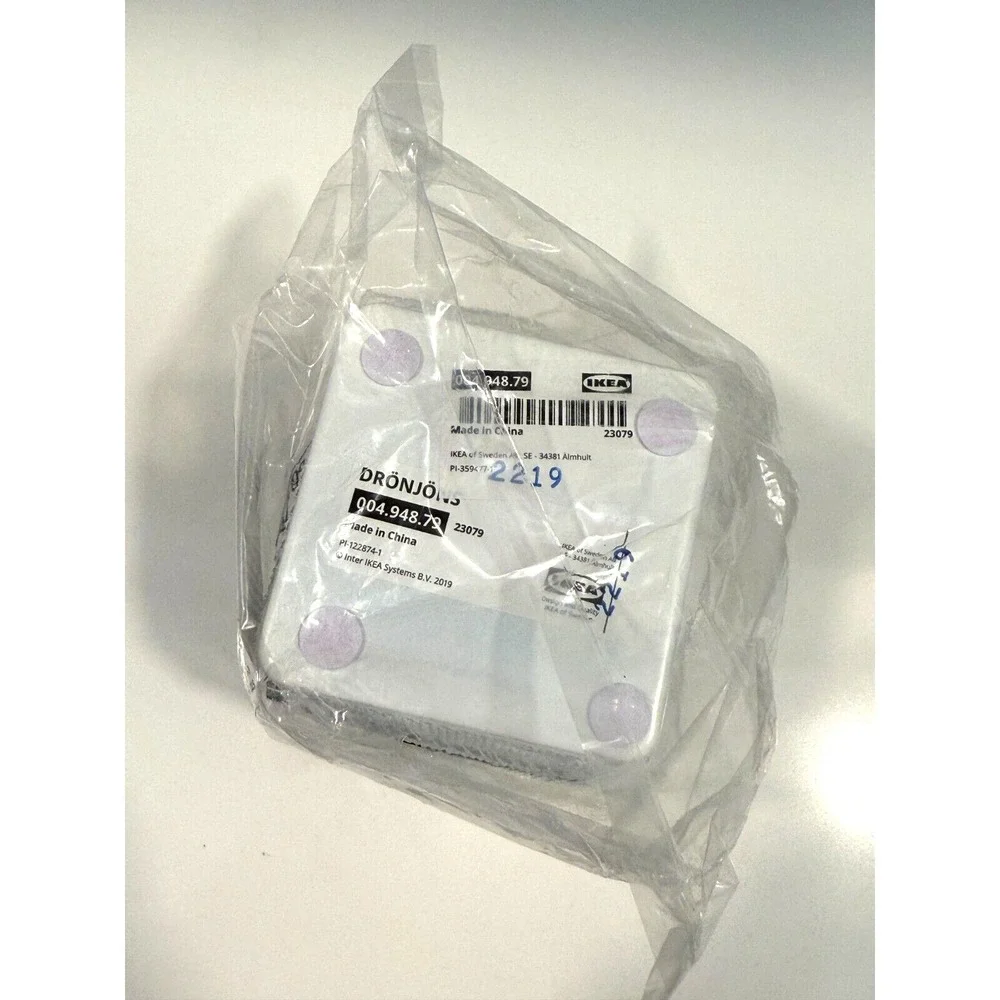 IKEA DRONJONS‎ Pen & Pencil Holder White Steel Brand NEW in Package